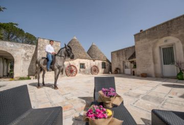 Passeggiata a cavallo in Puglia