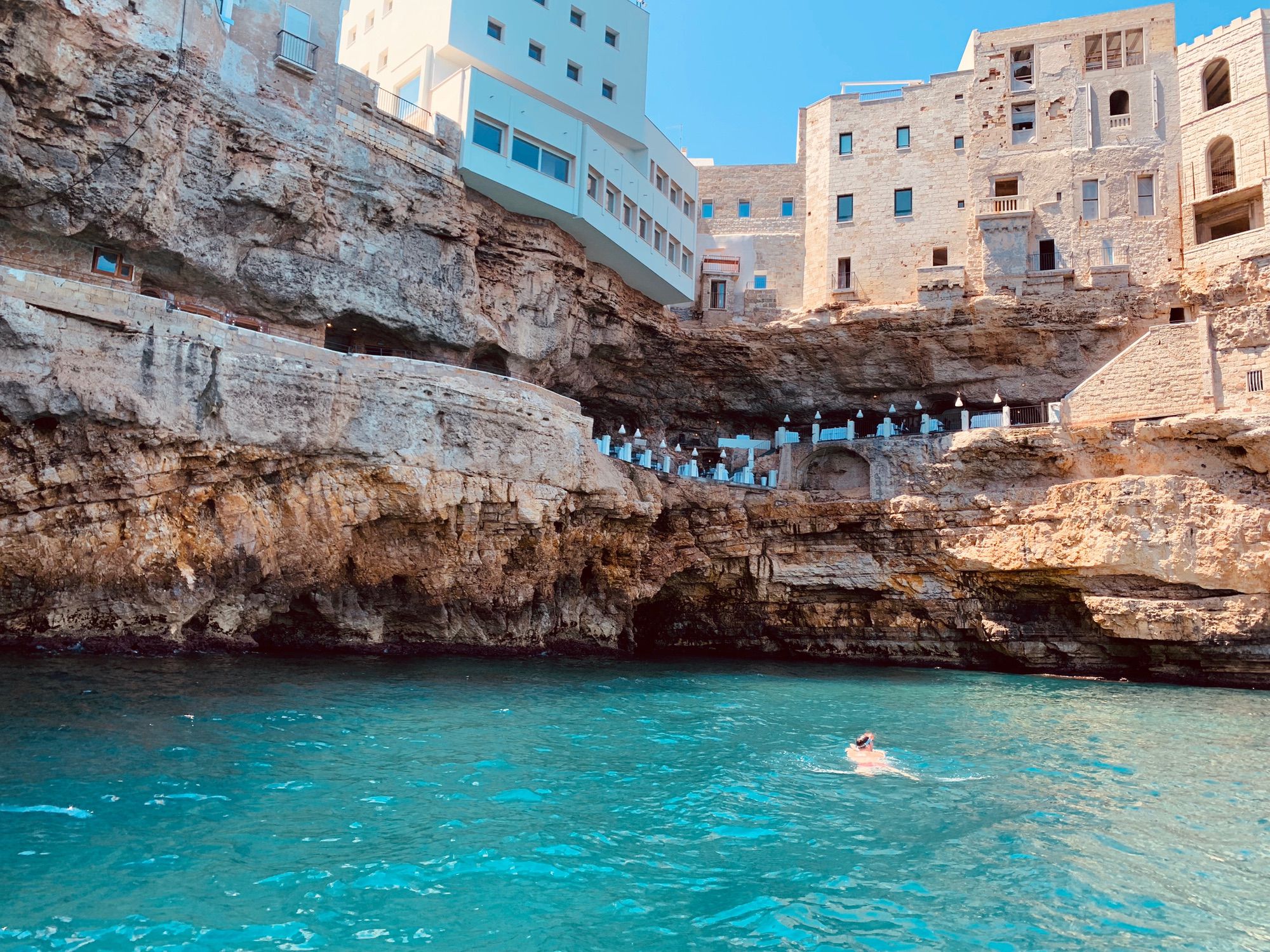 Boat excursion to caves of Polignano