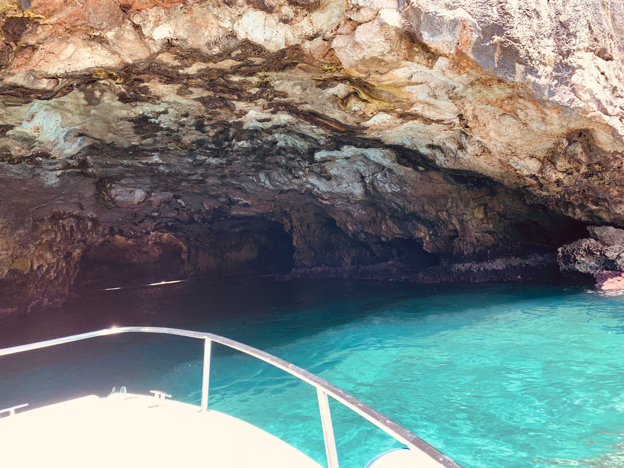 Boat trip to caves of Polignano