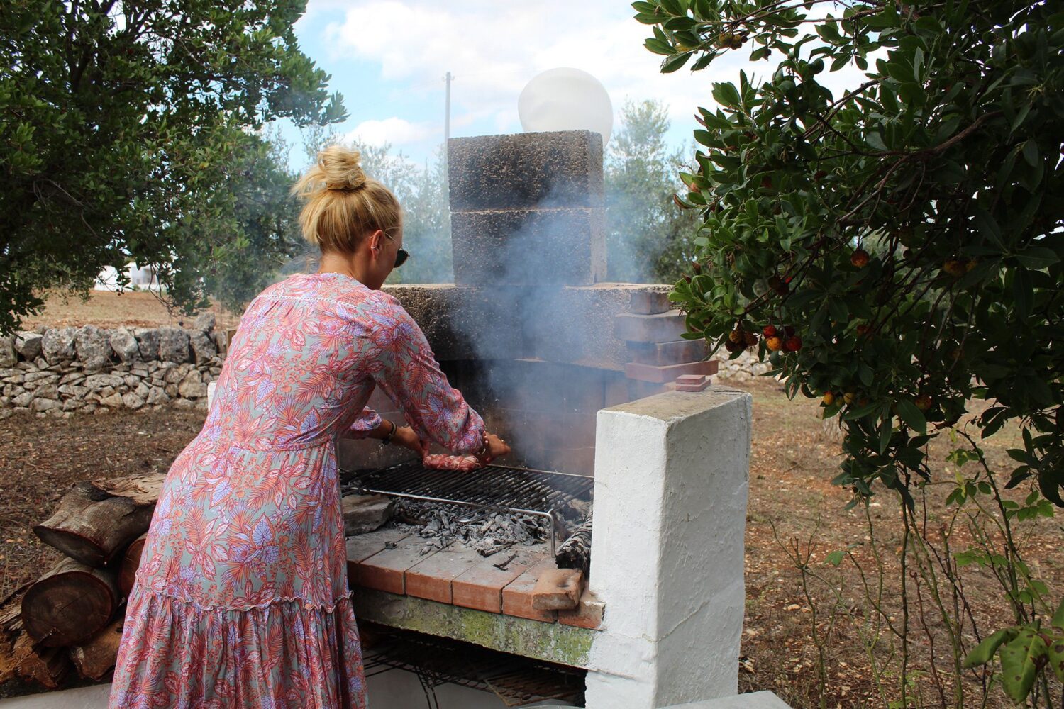 Traditional barbecue Puglia