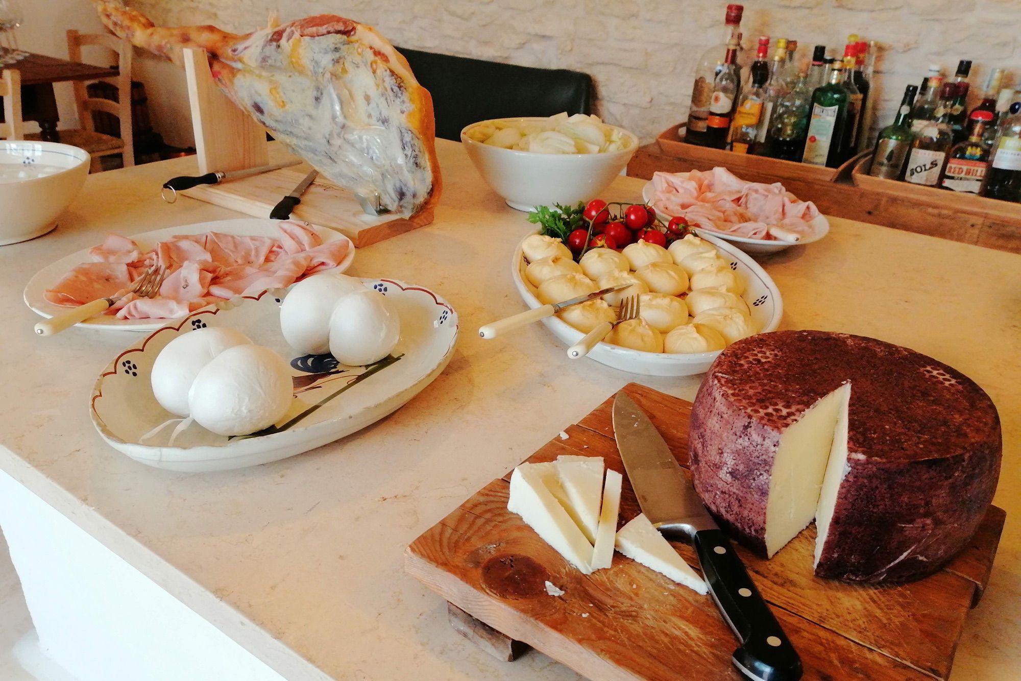 Cheese, mozzarella burrata tasting Puglia 2021