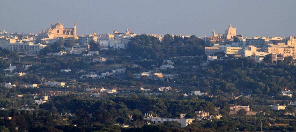 Martina Franca e il suo profilo Martina Franca in Valle D'Itria Puglia