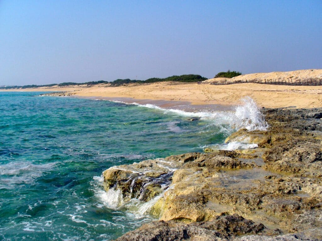 Punta Prosciutto in Puglia Spiaggia in Punta Prosciutto in Puglia